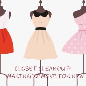 Cleaning out my closet!